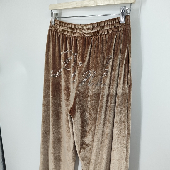 VS Pink | velour wide leg pants - Picture 3 of 4